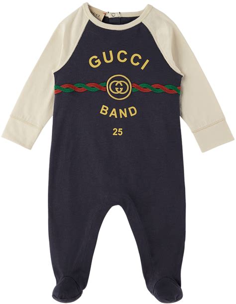 babies wearing gucci|gucci baby jumpsuit.